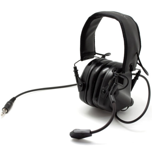 Наушники активные Earmor Military Edition ME5 c микрофоном и разъемом для тангенты 22-82 ДБ Черный