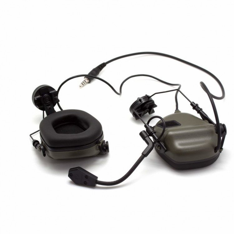 Наушники активные Earmor Military Edition ME6 с микрофоном на шлем ...