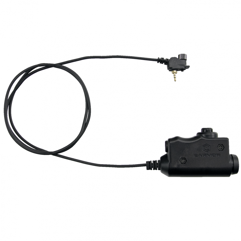 Тангента Earmor М51 PTT для наушников Earmor штекер под рацию Motorola MTP850